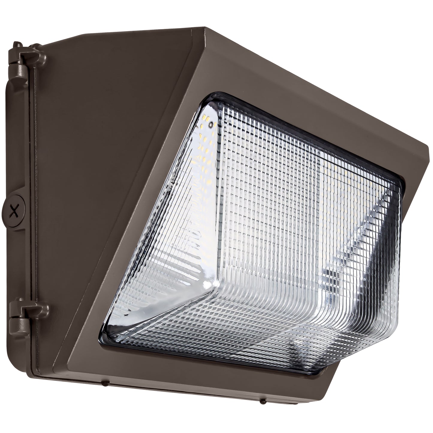 LED Wall Pack 100W Max Wattage and Color Selectable Bronze