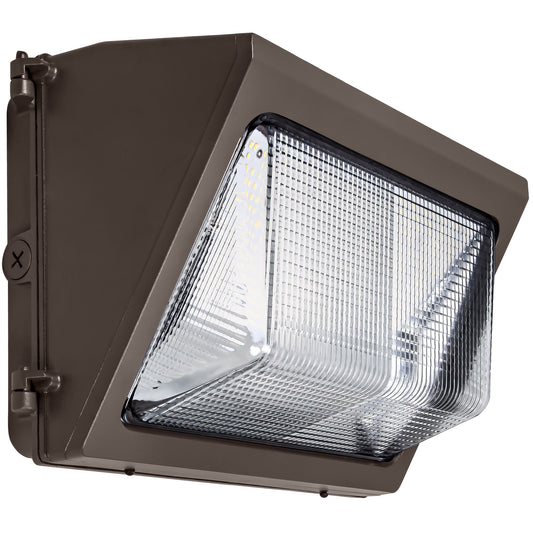 LED Wall Pack 120W Max Wattage and Color Selectable Bronze