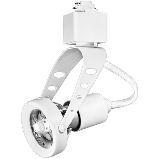 Track Head Gimbal 50W Max MR16 GU10 White H-Type