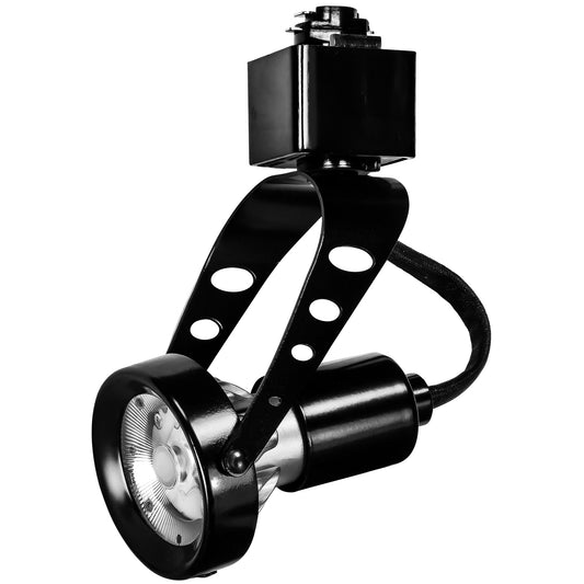 Track Head Gimbal 50W Max MR16 GU10 Black H-Type